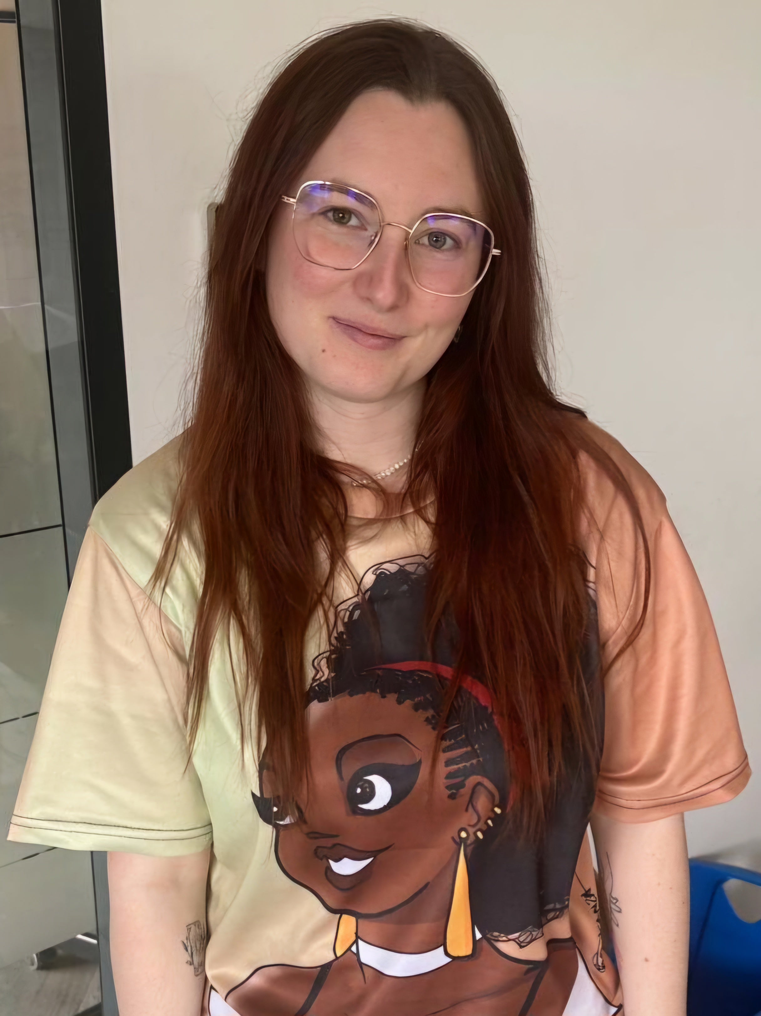 T-shirt Babette Motuka Chouchou 🦋, Unisexe, Manche Courte, Coupe Classique, Noir, S-XXL, Coupe Regular, Casual, Col Rond, 100% Polyester