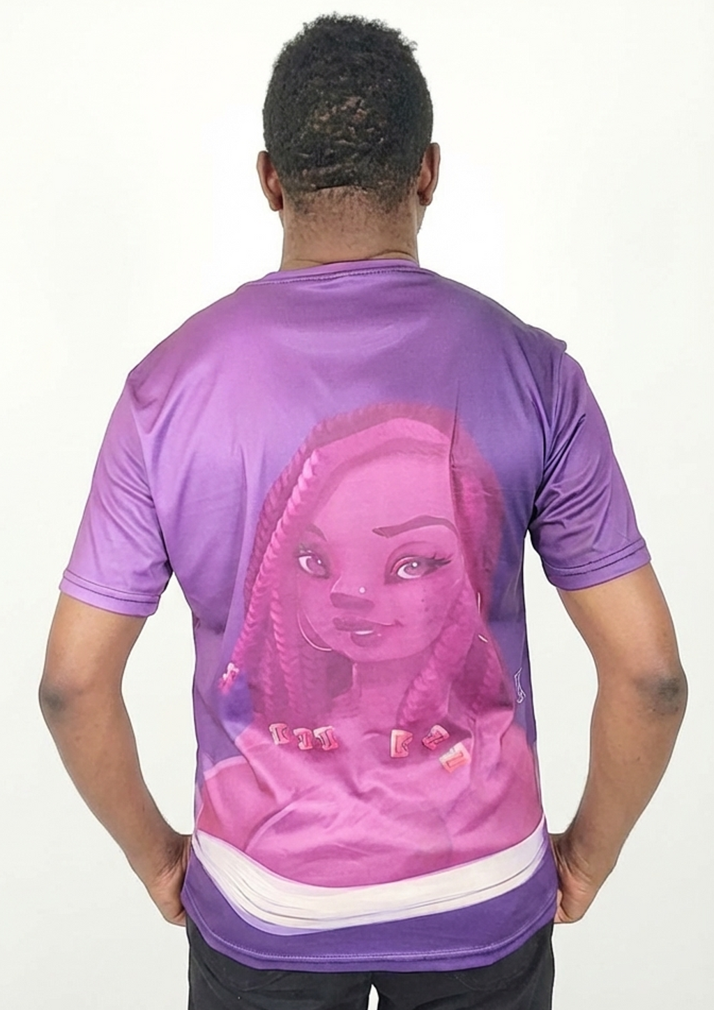 Natty 🪢 - T-shirt Babette Motuka AfroQueen, Unisexe, Manche Courte, Coupe Classique, Noir, S-XXL, Coupe Regular, Casual, Col Rond
