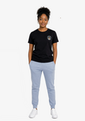 Sobre Noir 🌟 - T-shirt Babette Motuka AfroQueen, Unisexe, Manche Courte, Coupe Classique, Noir, S-XXL, Coupe Regular, Casual, Col Rond