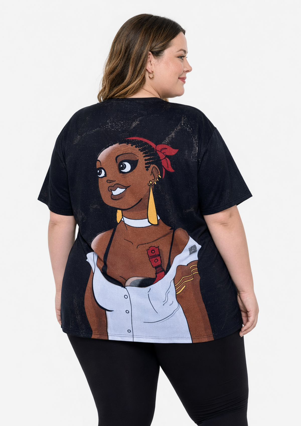Chouchou noir 🦋 - T-shirt Babette Motuka, Unisexe, Manche Courte, Coupe Classique, Noir, S-XXL, Coupe Regular, Casual, Col Rond