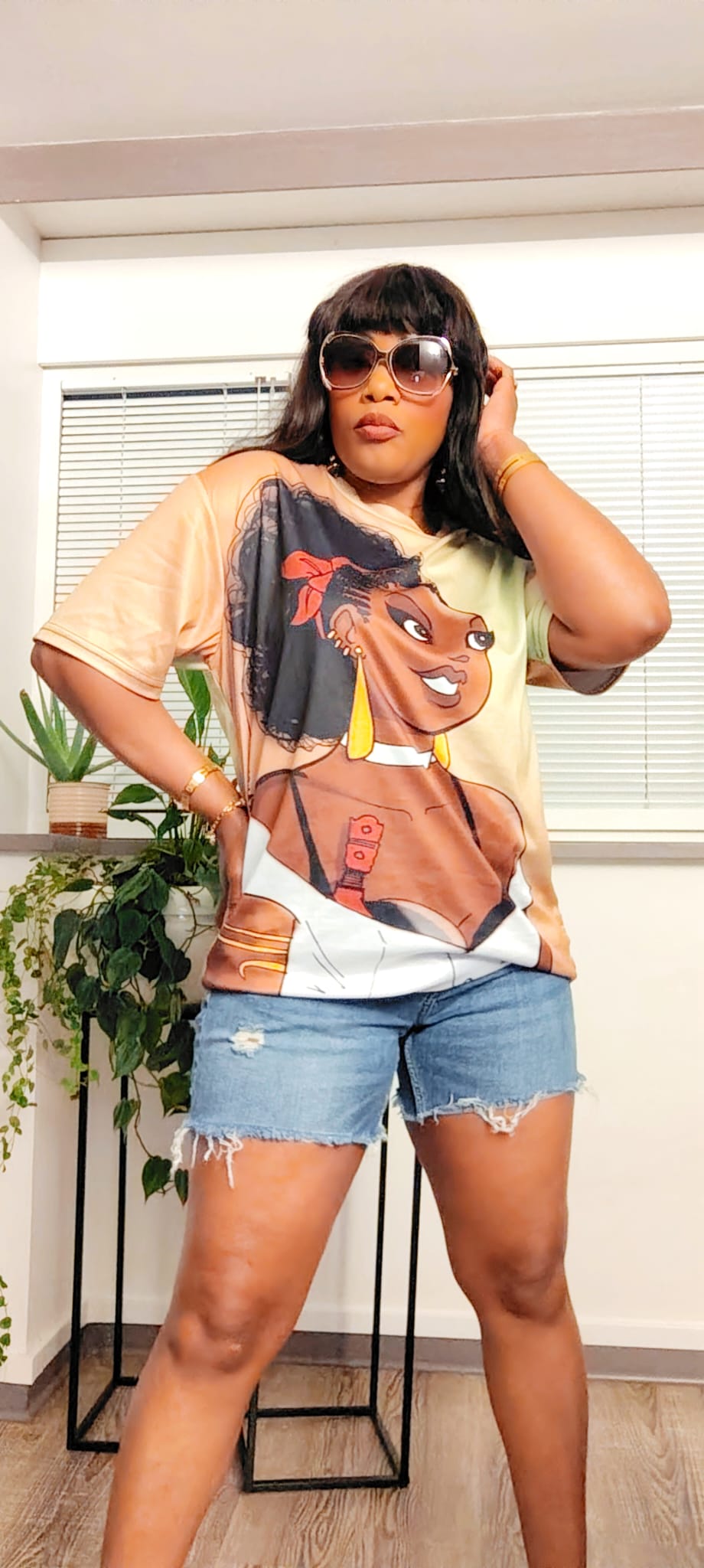 T-shirt Babette Motuka Chouchou 🦋, Unisexe, Manche Courte, Coupe Classique, Noir, S-XXL, Coupe Regular, Casual, Col Rond, 100% Polyester