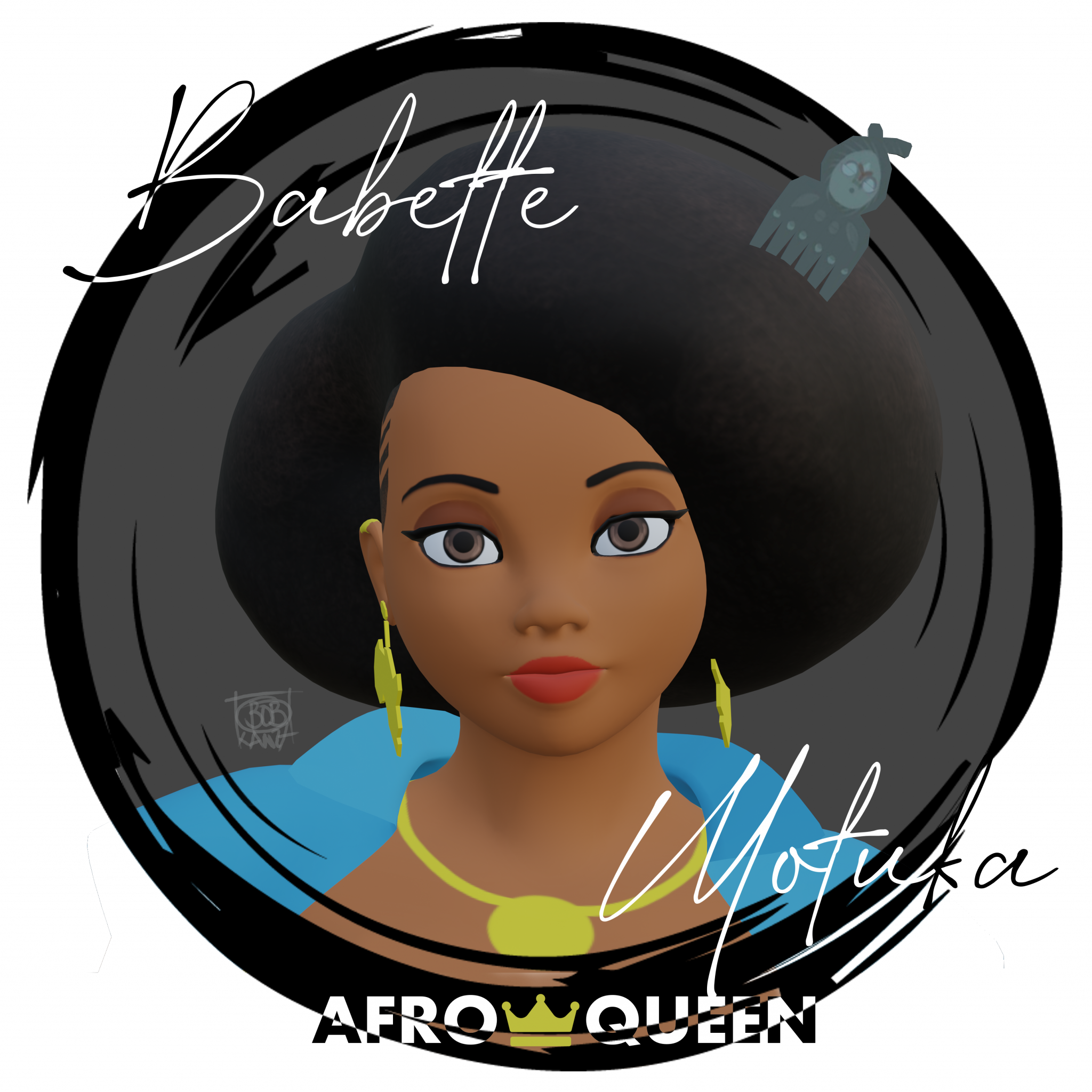Sweat à Capuche Babette Motuka AfroQueen couleur Blanche👑, Mixte Homme Femme, Blanc, Tailles S/M/L/XL/XXL